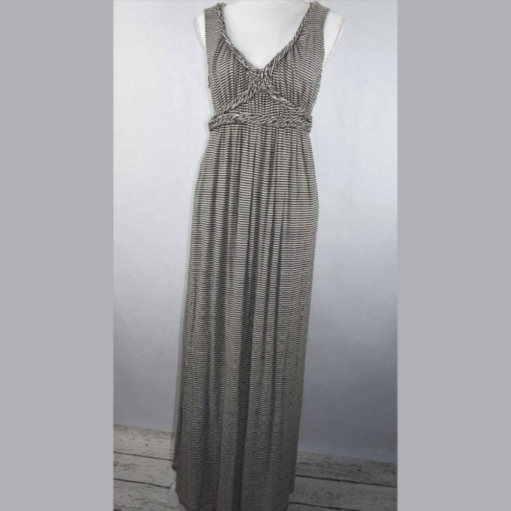 Max Studio Sleeveless Striped Maxi Dress